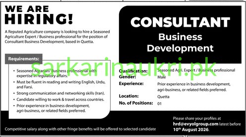 We Are Hiring! | Consultant – Business Development | Jobs 2026 | Apply Online