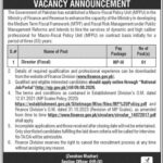 Government of Pakistan | Finance Division | Jobs 2026 | Apply Online for Director (Fiscal)