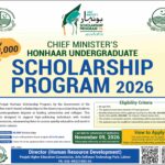 CM Honhaar Scholarship Program 2026: Apply for 50,000 Scholarships